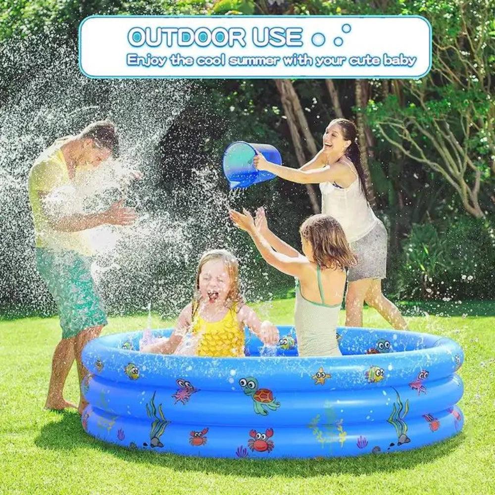 2 in 1 Inflatable BallPit with 200 Balls - KiwiBargain