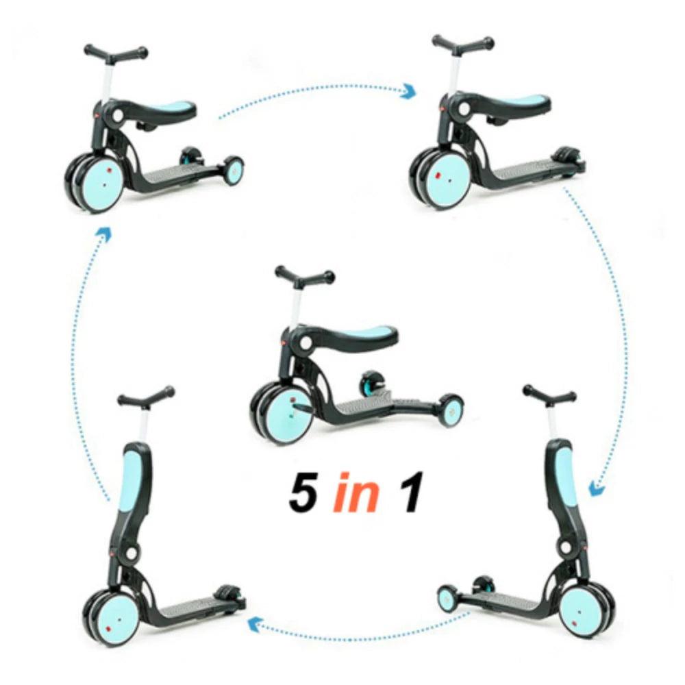 Adaptable 5 in 1 Kid's Scooter functions in New Zealand
