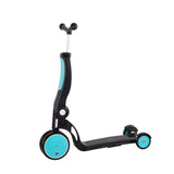 Adaptable 5 in 1 Kid's Scooter Blue as sccoter function at KiwiBargian NZ