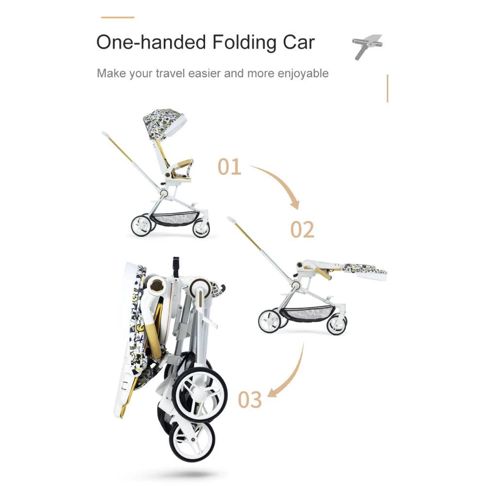 baby stroller folding function