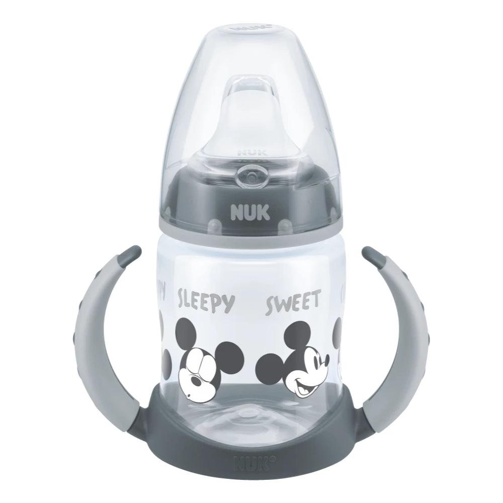 NUK Disney Mickey Mouse First Choice Learner Bottle with Temperature Control 150ml - KiwiBargain