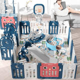 Owl Design Baby Playpen: Slide, Swing, Rocking Horse, Ball Pool & More - KiwiBargain