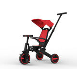 SmartFold 7-in-1 Kid's Tricycle red with parent control at KiwiBargain
