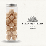 Cedar Wood Moth Balls - Natural Moth Repellent - 32 Balls - KiwiBargain